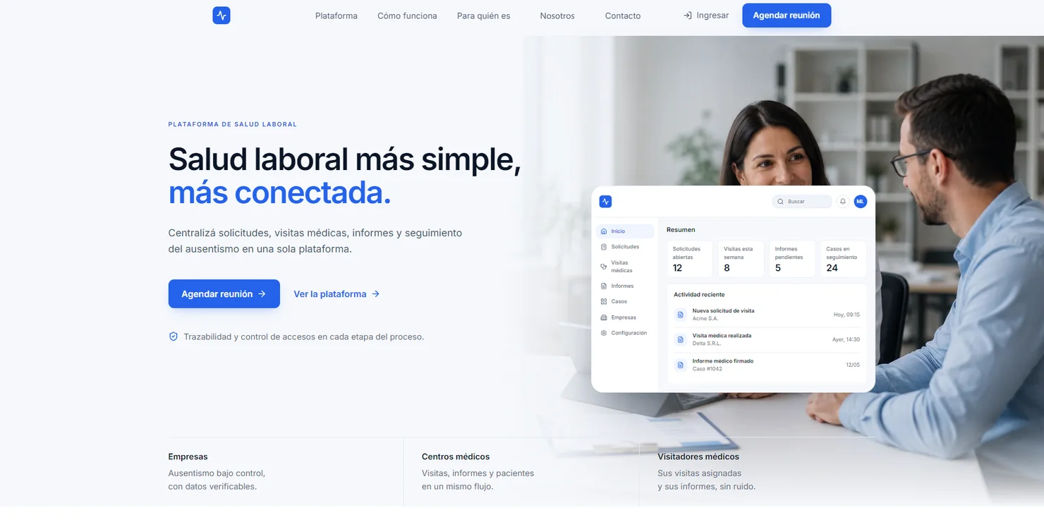 Salud laboral — Salud laboral, de la solicitud al informe firmado